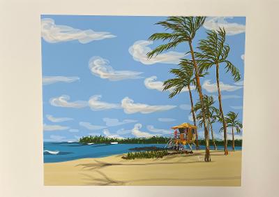 Haleiwa Beach PRINT by Michael Tilden