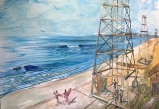 Oil and Surf by Ricky Blake (Print)