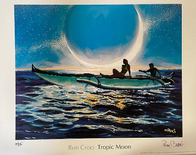 Tropic Moon Print by Ron Croci